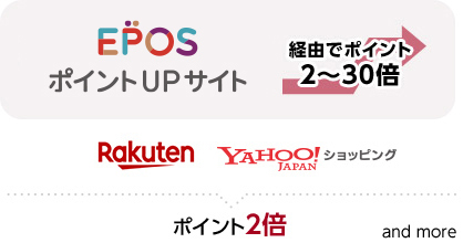 EPOSNet|CgAbvTCg ܂}[PbgoRŃ|Cg2~30{ Rakuten YAHOO! JAPANVbsO|Cg2{ and more...