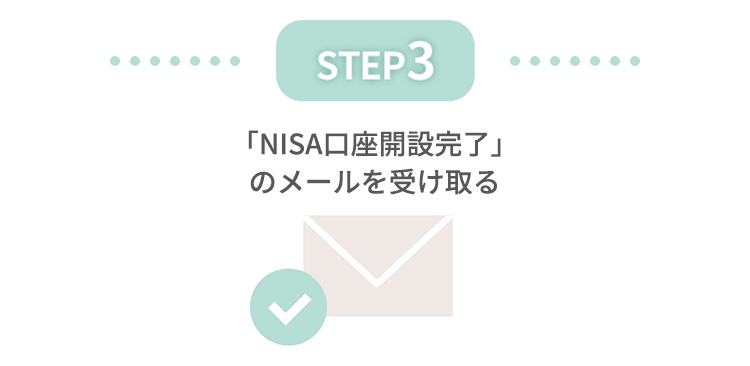 はじめてNISA口座を開設の流れA