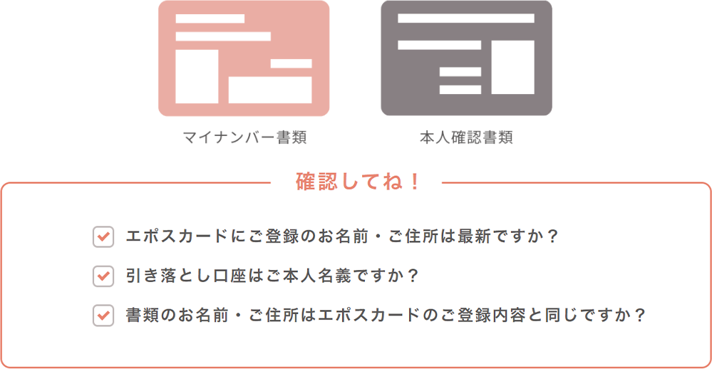 ご準備いただく書類