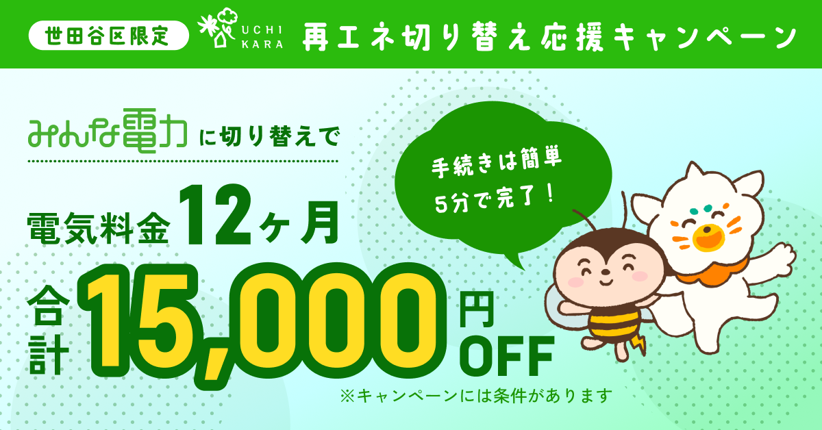 みんな電力エポスプランキャンペーン｜クレジットカードはエポスカード