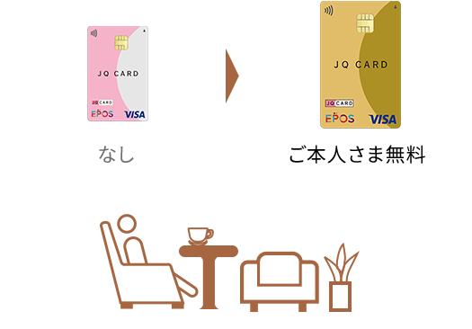 JQ CARD エポス なし JQ CARD エポスゴールド ご本人様無料