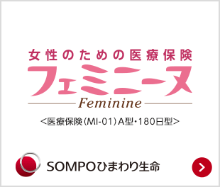 女性のための医療保険 フェミニーヌ -Feminine- ＜医療保険（ＭＩ-01）A型・180日型＞