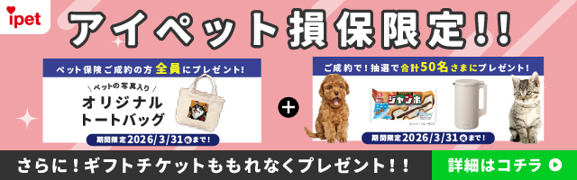 �A�C�y�b�g���ی���I�I �y�b�g�ی�������̕��S���Ƀv���[���g�I �y�b�g�̎ʐ^����I���W�i���g�[�g�o�b�O ���Ԍ��� 2026/3/31�i�΁j�܂ŁI �{ ������ŁI���I�ō��v50�����܂Ƀv���[���g�I ���Ԍ��� 2026/3/31�i�΁j�܂ŁI ����ɁI�M�t�g�`�P�b�g������Ȃ��v���[���g�I�I �ڍׂ̓R�`��